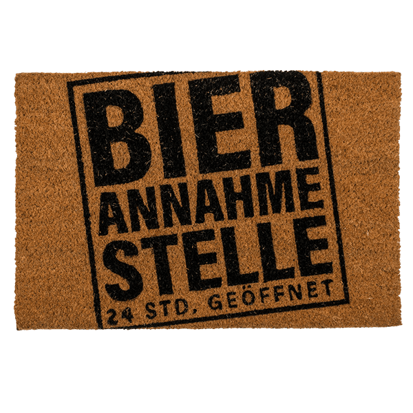 Laden Sie das Bild in Galerie -Viewer, Fussmatte &quot;Bierannahmestelle&quot; Artikelbild 1
