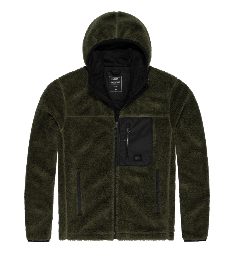 Laden Sie das Bild in Galerie -Viewer, Sherpa Fleece Jacke &quot;Dustin&quot;
