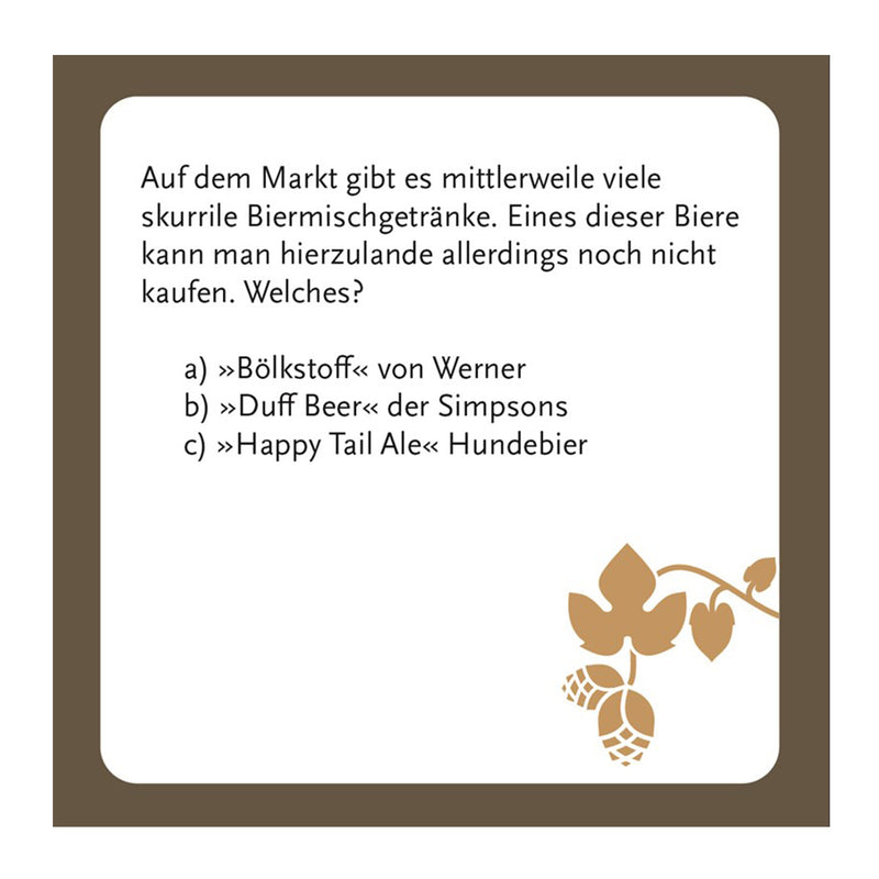 Laden Sie das Bild in Galerie -Viewer, Quiz &quot;Unnützes Wissen Bier&quot;
