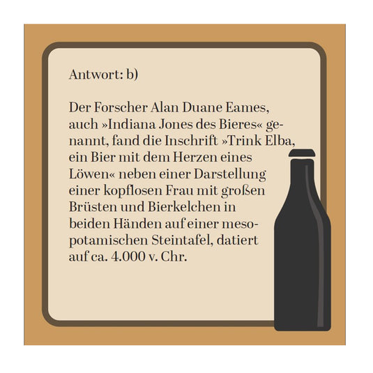 Quiz "Unnützes Wissen Bier"