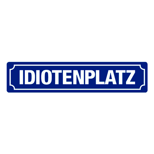 Straßenschild 