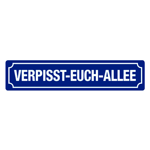 Straßenschild 