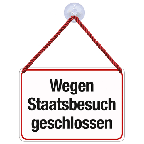 Hängeschild 