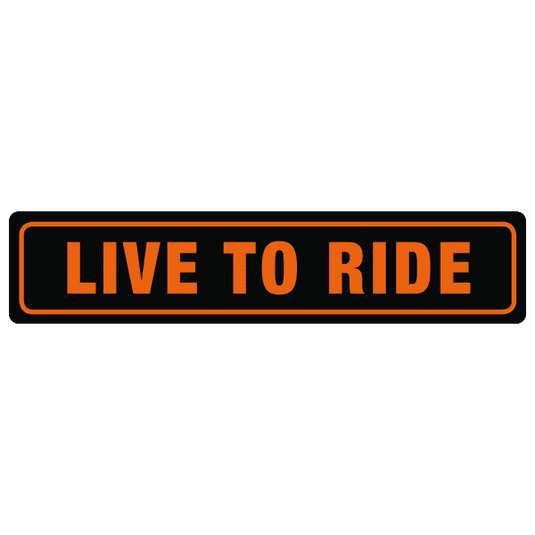 Straßenschild "Live to ride" Artikelbild 1