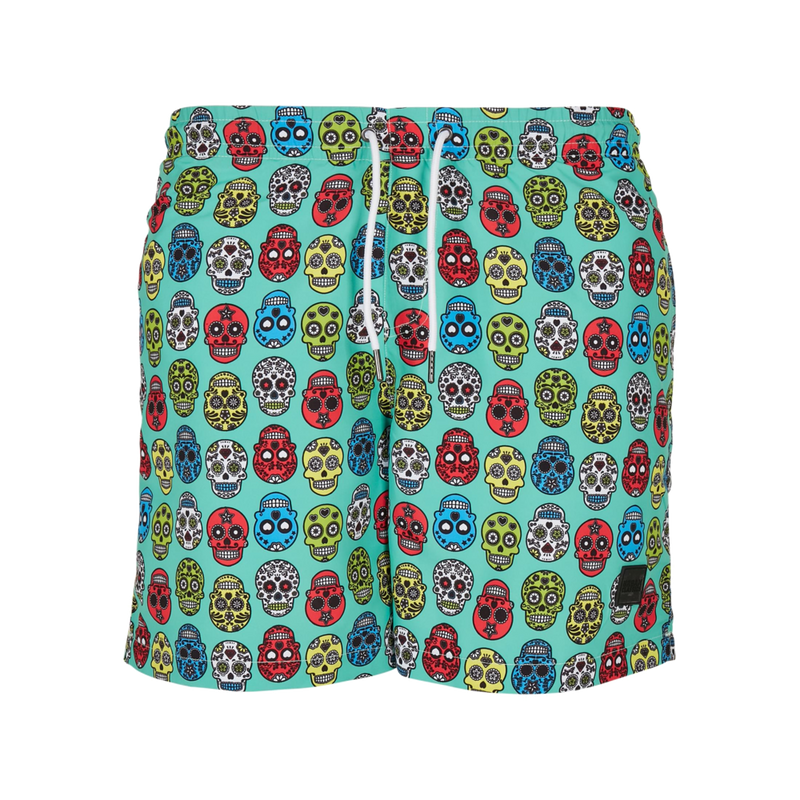 Laden Sie das Bild in Galerie -Viewer, Badeshorts &quot;Skull&quot; von Urban Classics Artikelbild 1
